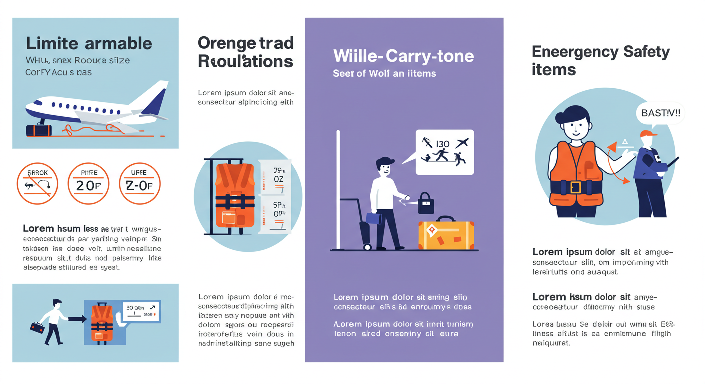 항공 탑승 전 필수 확인 기내 반입 금지 품목과 안전 유의사항에 관한 이미지