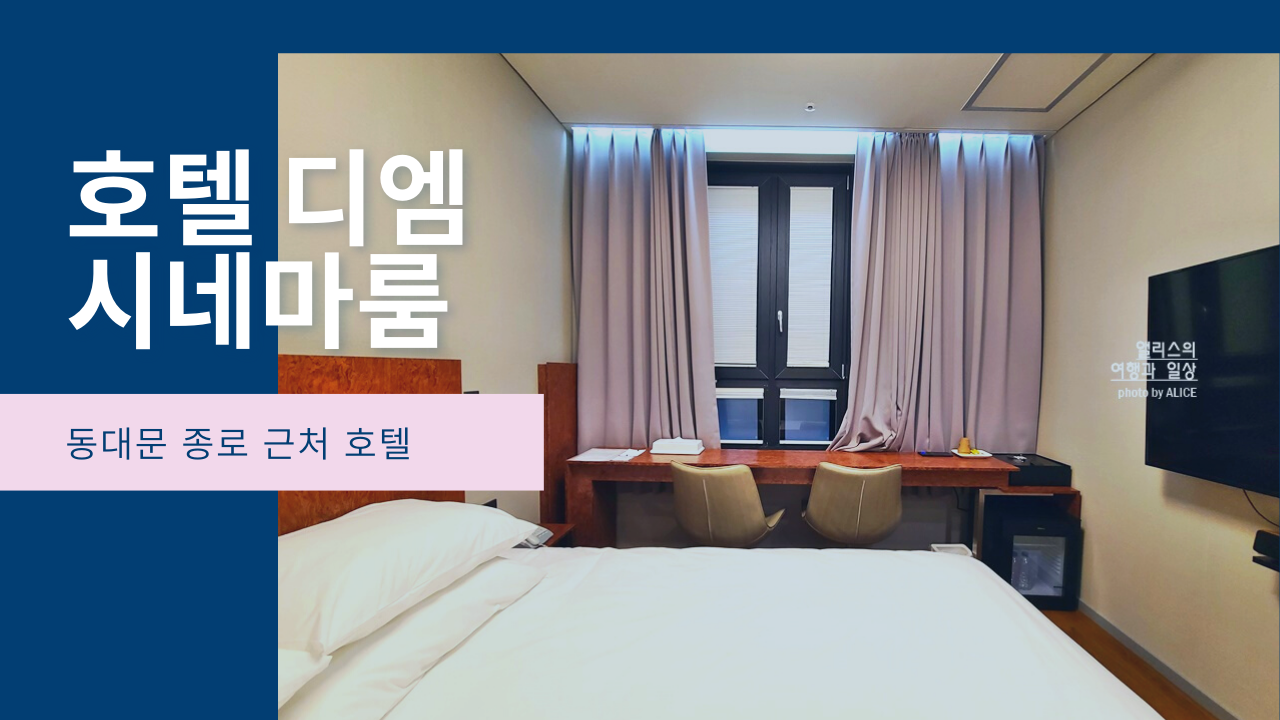 동묘역 구제시장 근처 호텔 디엠 DM, 시네마룸(넷플릭스 무제한, 팝콘+콜라 서비스) 동대문 종로 근처 호텔