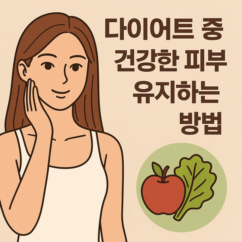 다이어트 중에도 건강한 피부를 유지하는 방법