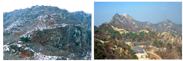 감악산 과 관악산 소개 사진