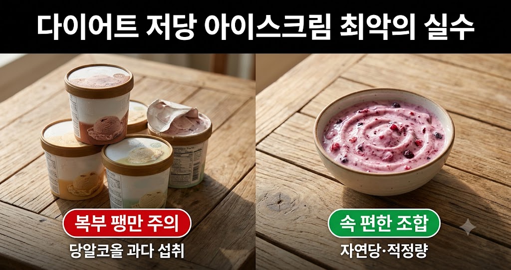 다이어트 저당 아이스크림 혈당관리, 이렇게 바꿔보세요