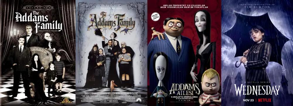 아담스 패밀리 역대 포스터 모음