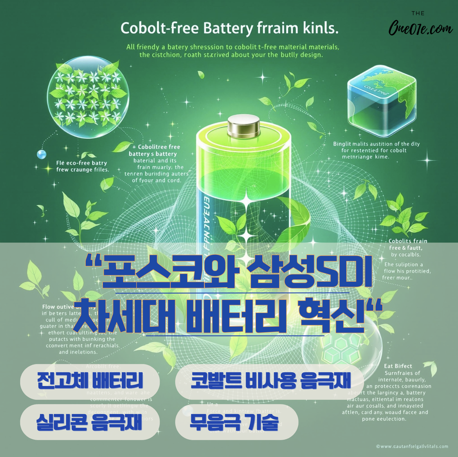 포스코와 삼성SDI의 차세대 배터리 혁신