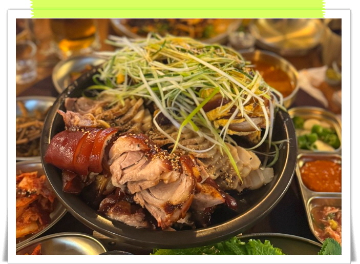 미식전파사 강남 튀김파족 어리굴젓보쌈 메뉴