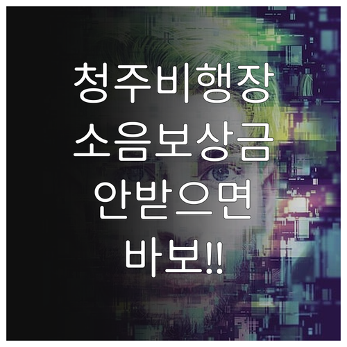 청주 공군비행장 소음대책지역 확인 및..