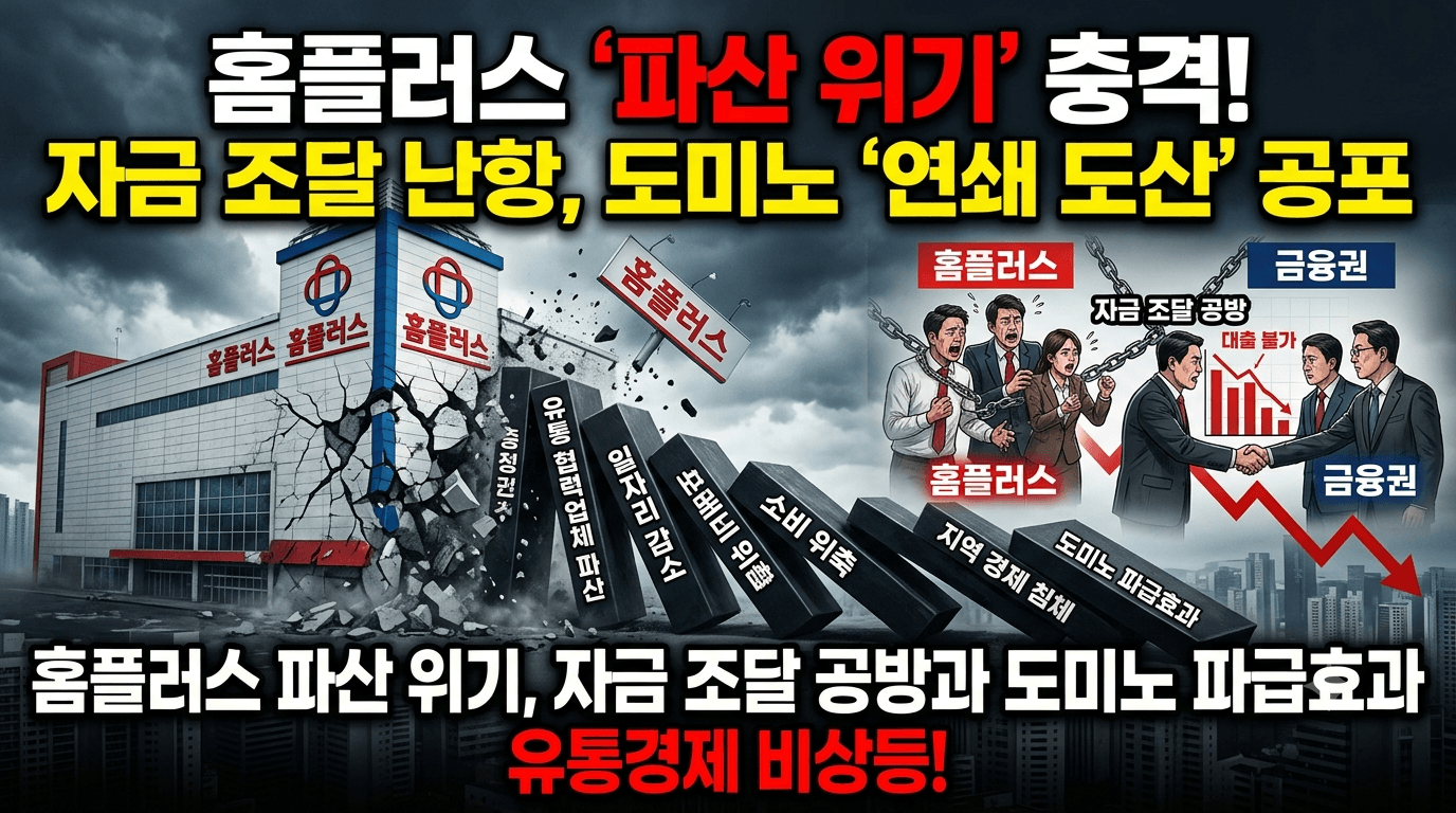 홈플러스 파산 위기, 자금 조달 공방, 도미노 파급효과와 유통경제 전망
