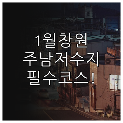 1월 창원 의창구 가볼만한곳 주남저수..