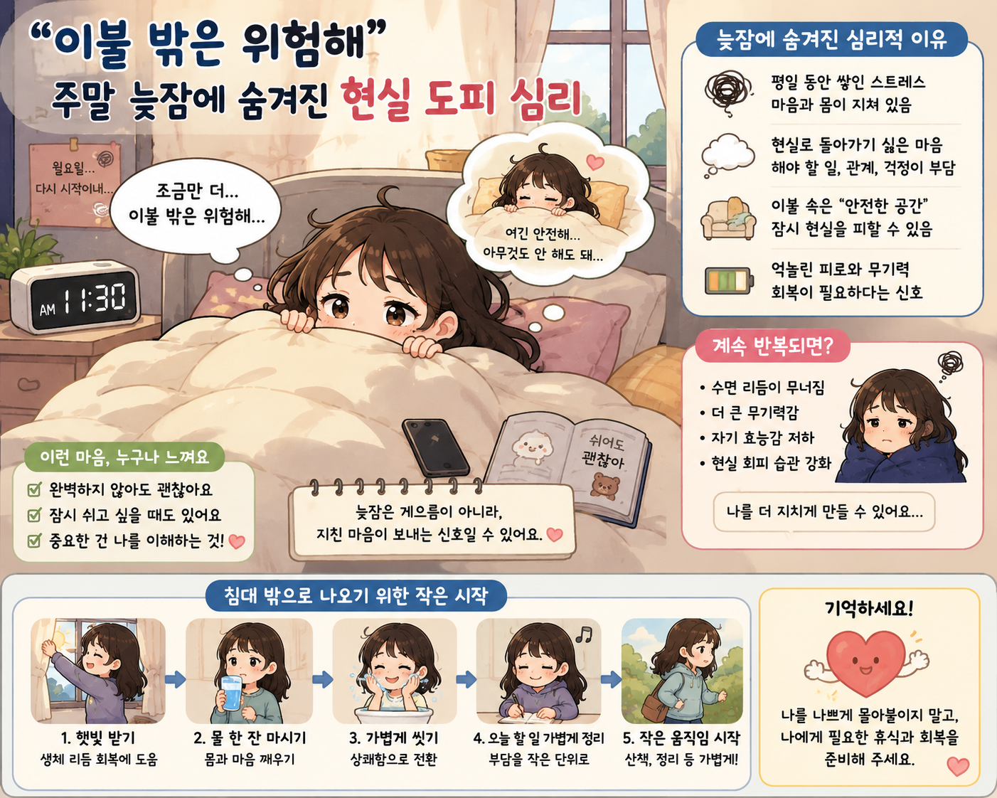 이불 밖은 위험해