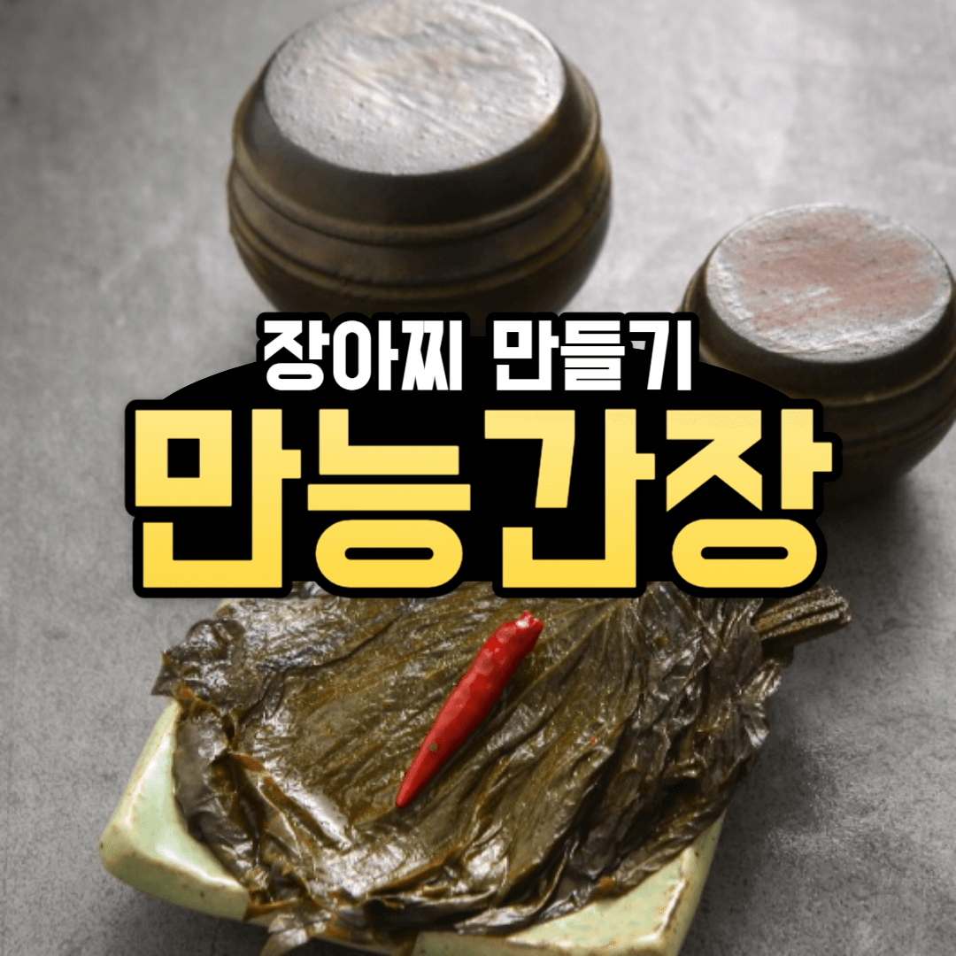 백종원 만능 장아찌 간장소스 만드는 법과 활용