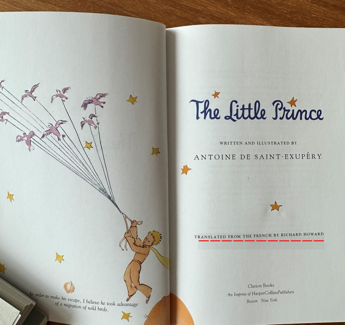 어린-왕자-리차드-하워드-영어-번역본