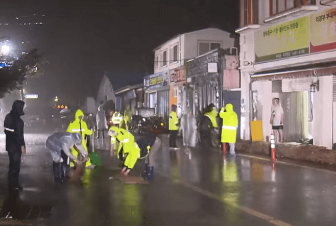 고성 침수 피해 상황