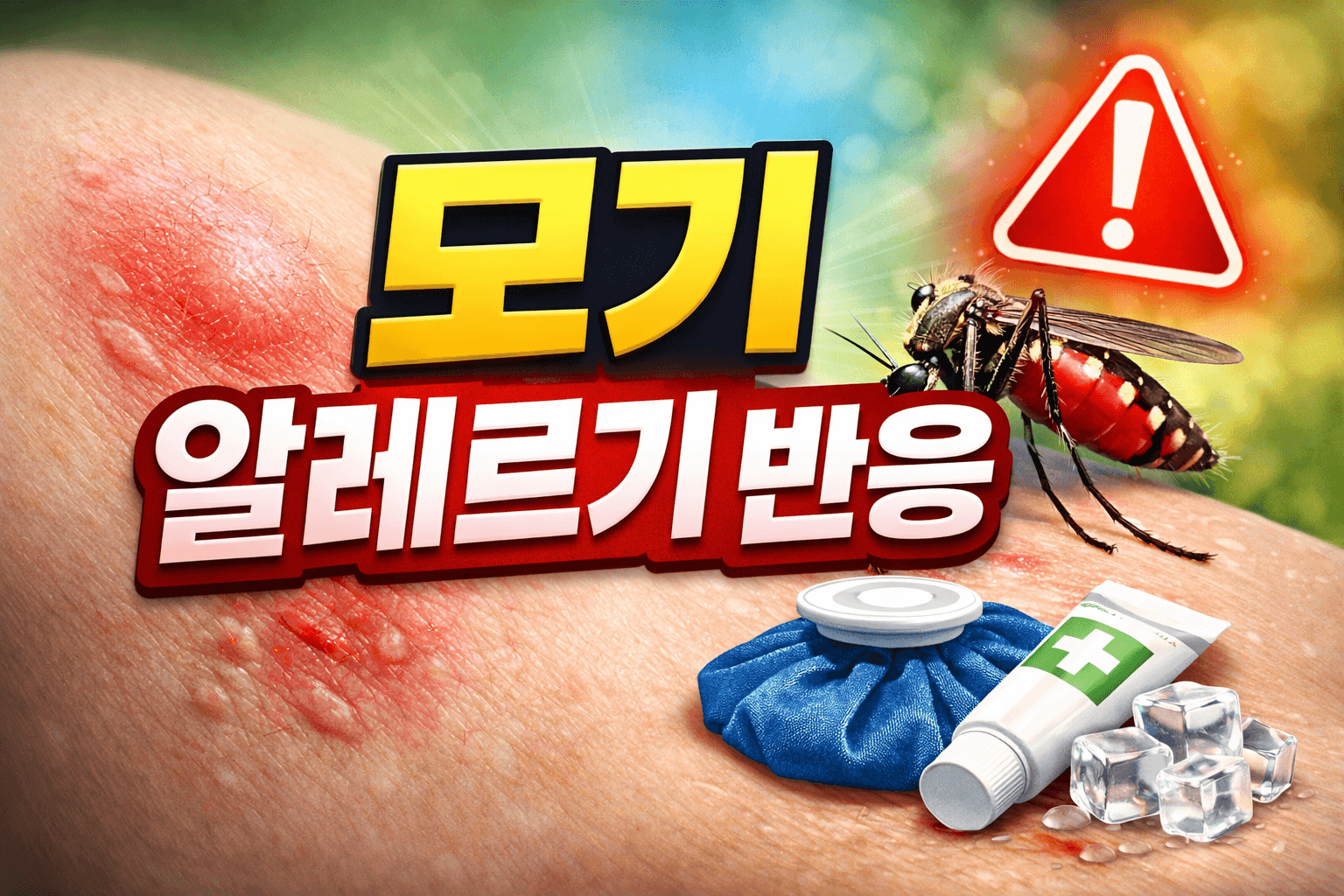 모기 알레르기 반응 증상과 빠르게 가라앉히는 방법