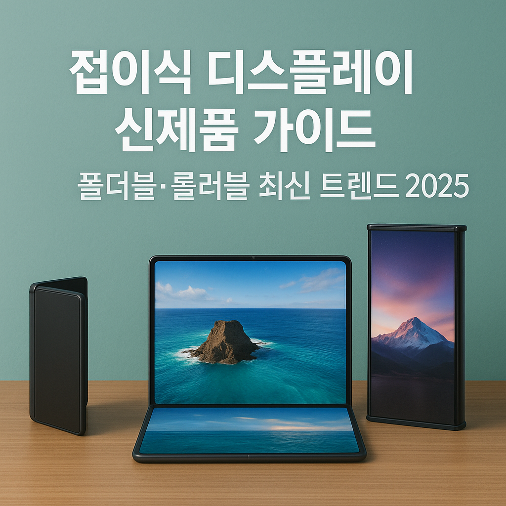 접이식 디스플레이 신제품 가이드