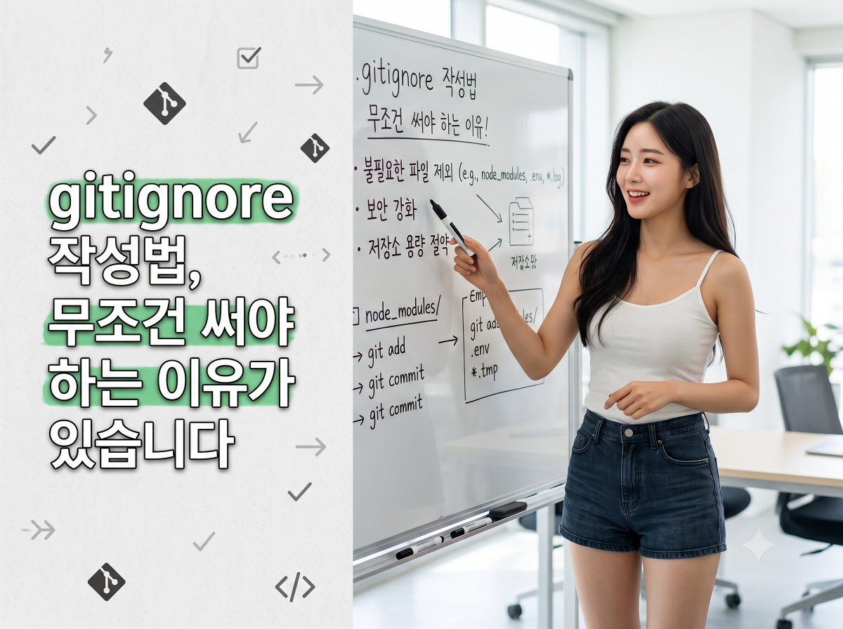 gitignore 작성법, 무조건 써야 하는 이유가 있습니다