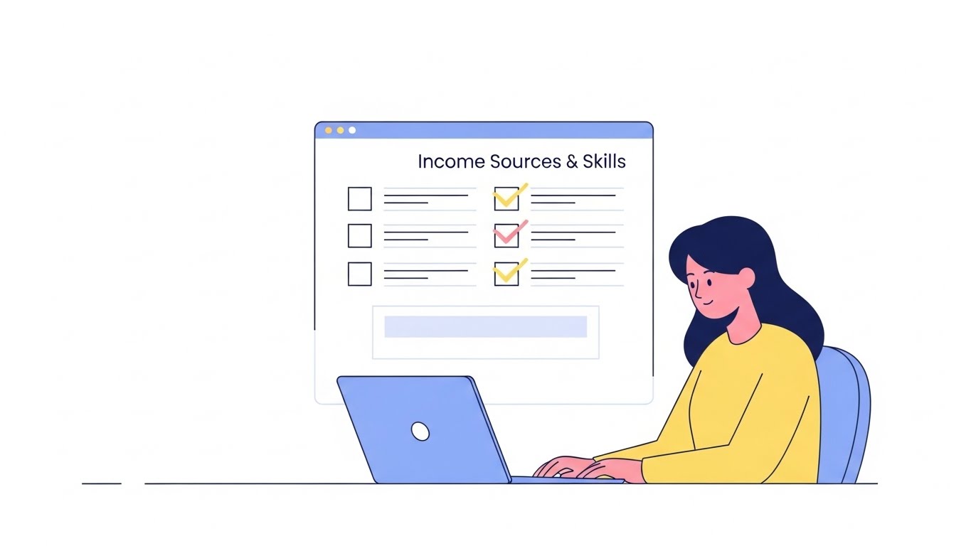 집중해서 일하는 디지털 노마드의 모습&amp;#44; 안정된 환경이 중요합니다.