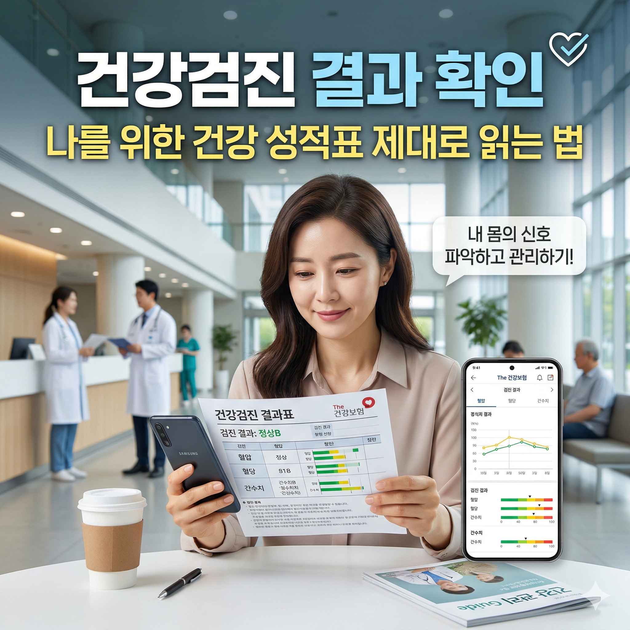 건강검진 결과 확인: 나를 위한 건강 성적표 제대로 읽는 법