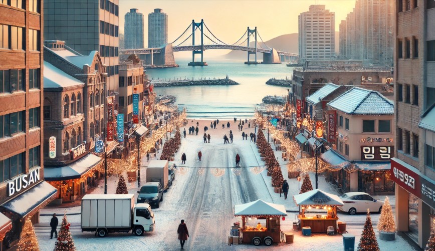 부산 겨울방학 가족여행 관련 사진