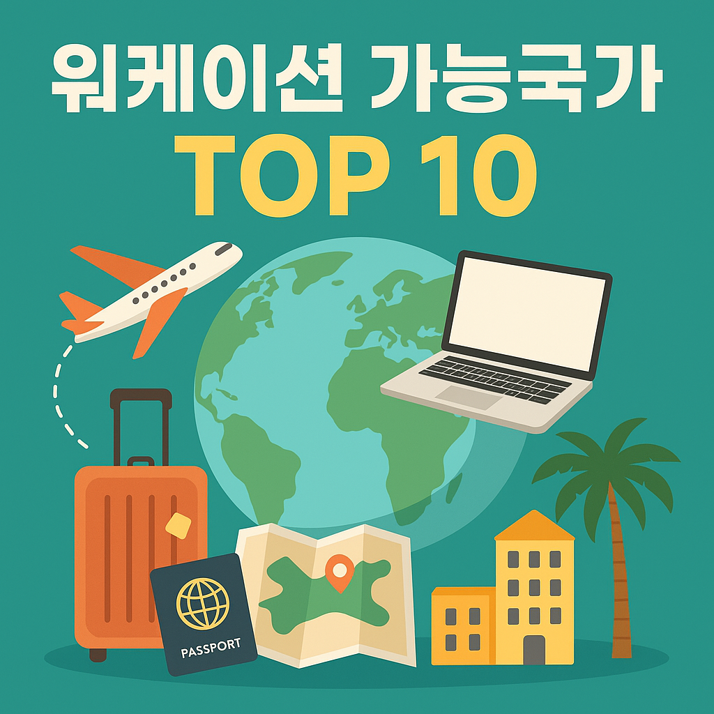 워케이션 가능국가 TOP10｜일과 여행을 동시에 즐기는 완벽 가이드