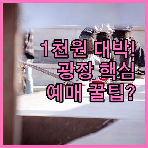 1천 원 서울광장 스케이트장 입장권 ..