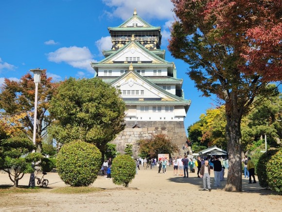 오사카 성 사진