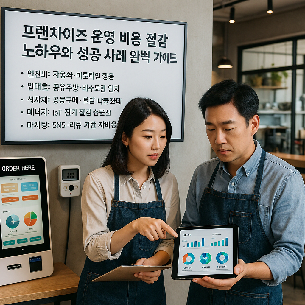 프랜차이즈 운영 비용 절감 노하우와 성공 사례 완벽 가이드