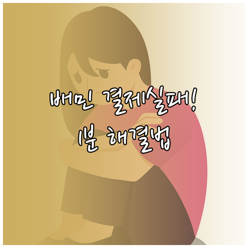 배달의민족 결제 실패 원인별 해결책과..