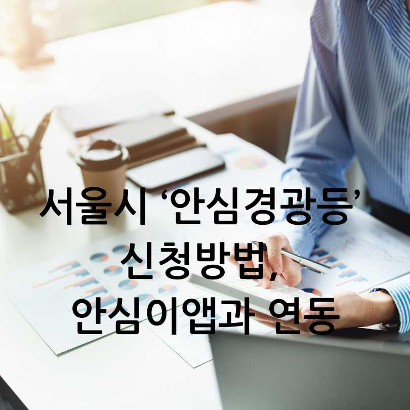 서울시 &lsquo;안심경광등&rsquo; 신청방법