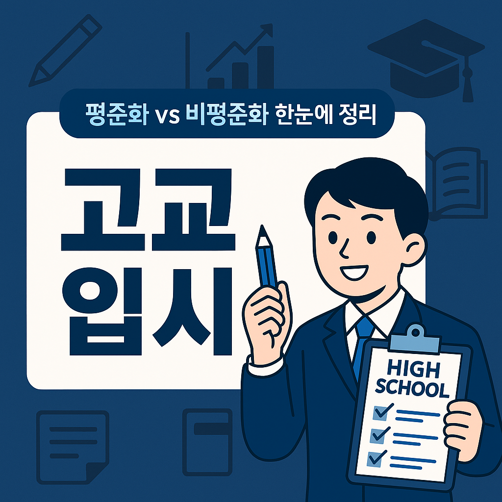 비평준화 입시 이미지