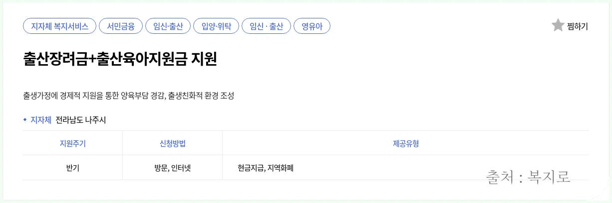 출산장려금