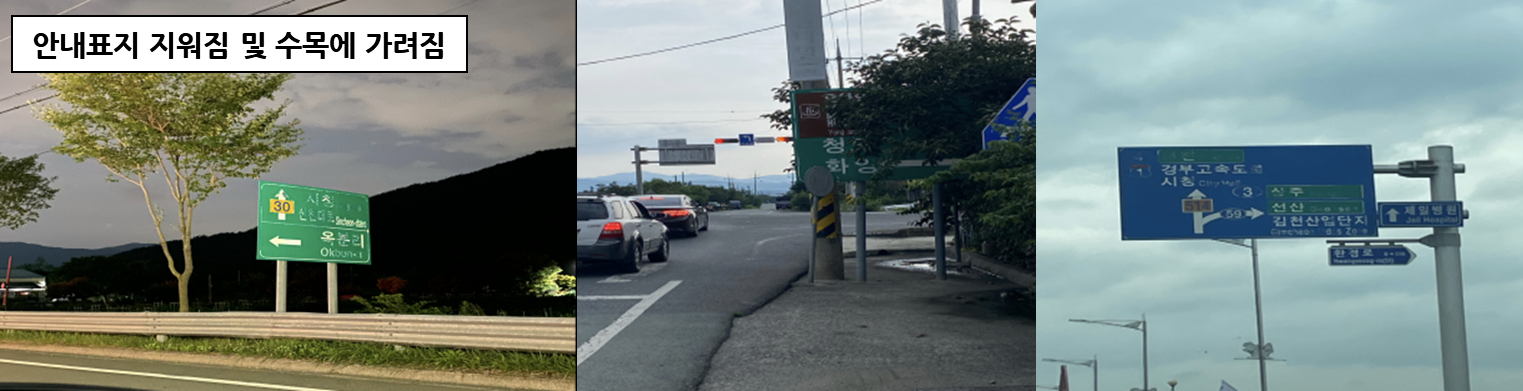 안내표지 관련 사례