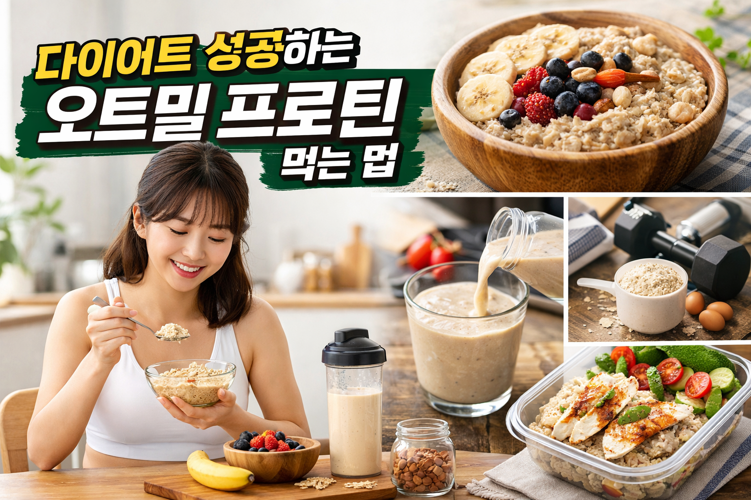 프로틴과 오트밀 궁합