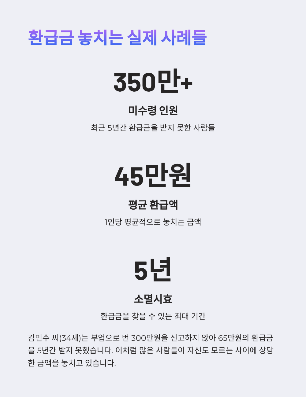 종합소득세 환급금 5