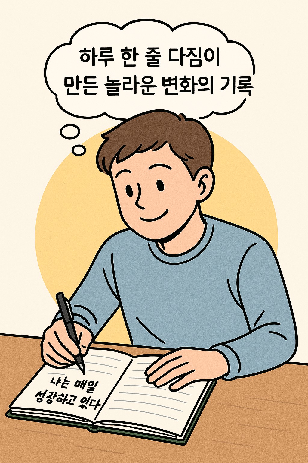 하루 한 줄 다짐의 놀라운 변화
