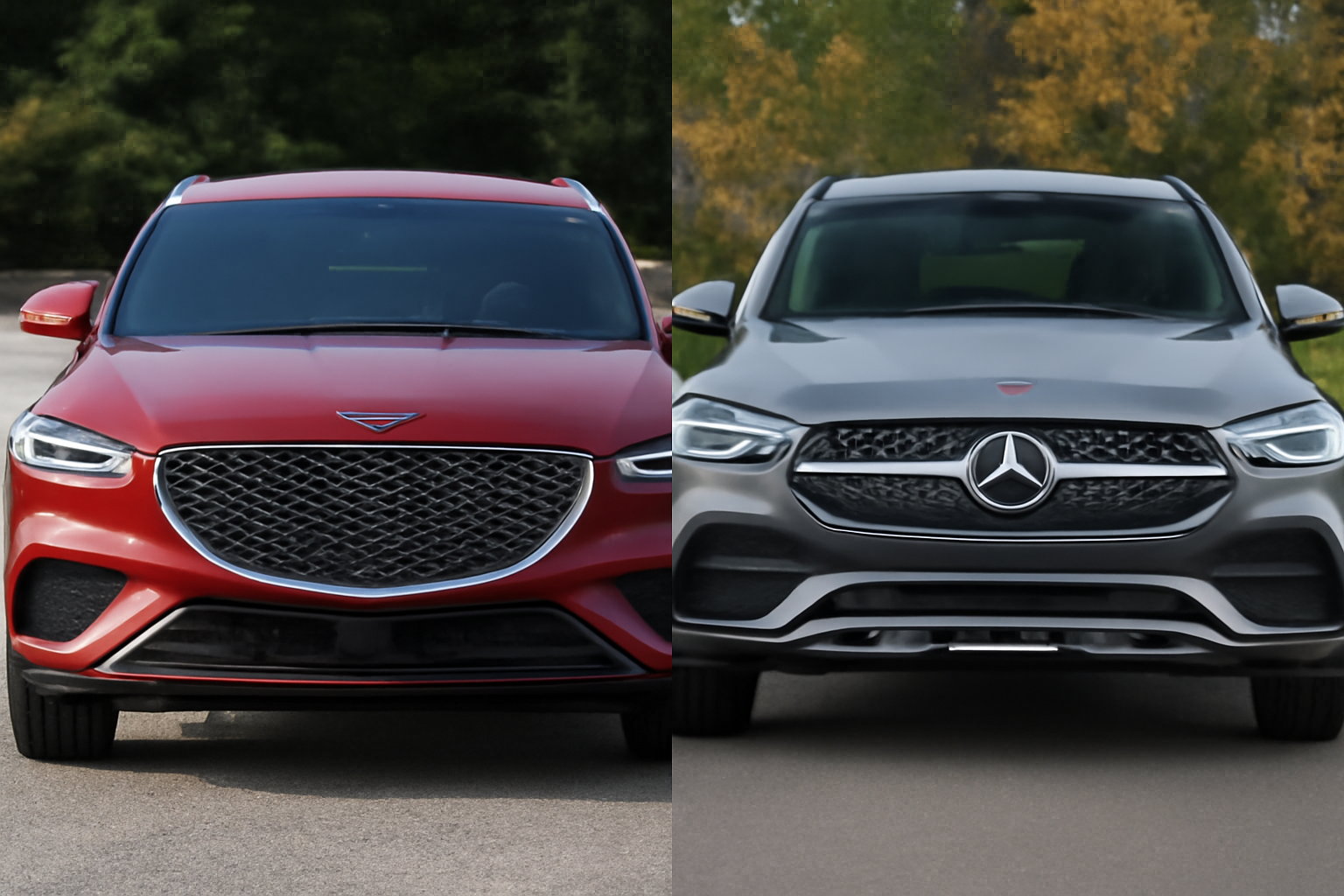 제네시스 GV70 vs 벤츠 GLC 비교: 2천만 원 가격 차이, 어떤 SUV가 정답일까? 관련 사진