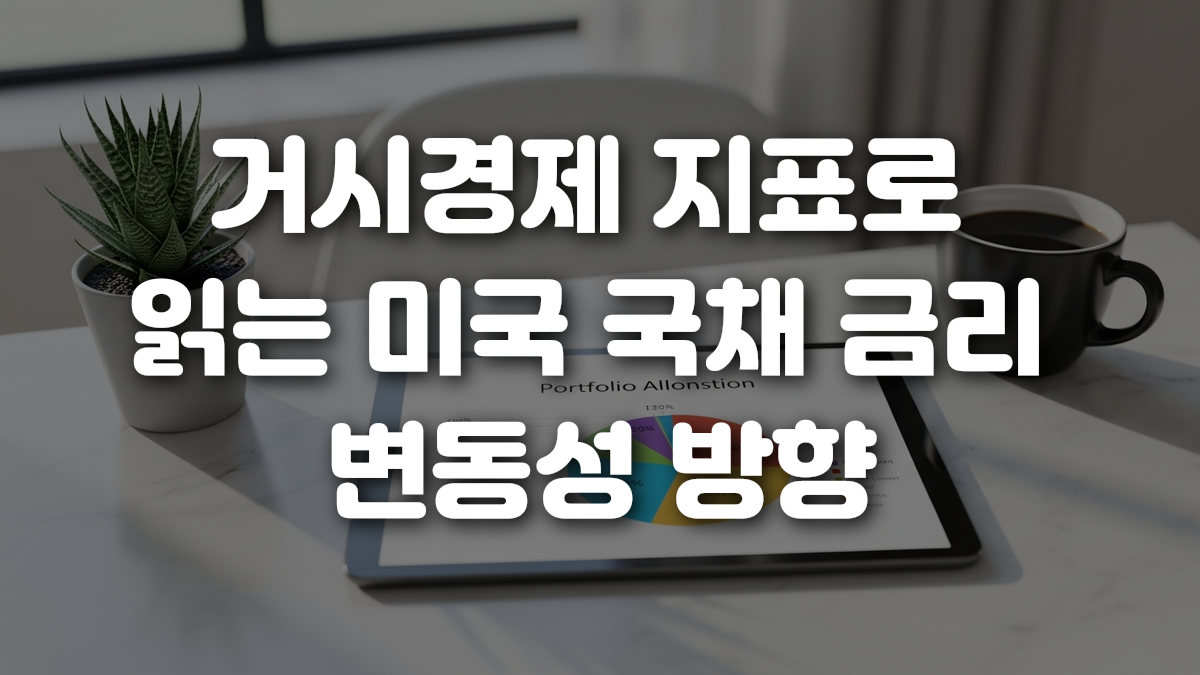 거시경제 지표로 읽는 미국 국채 금리 변동성 방향
