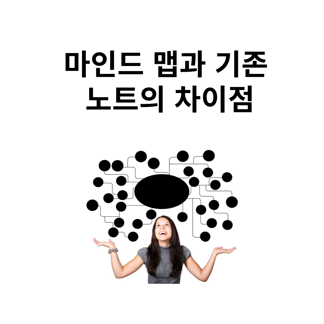 마인드맵과 기존 노트의 차이점