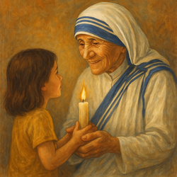 마더테레사의 선행에 대한 이미지