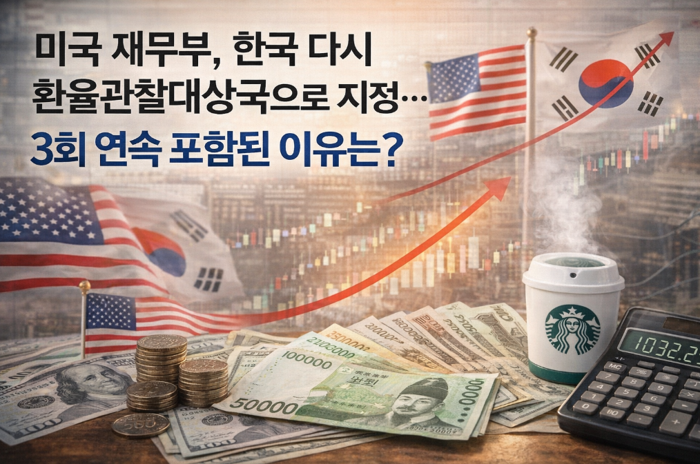 한국 환율관찰국 3연속 지정, 왜 계속 포함될까?