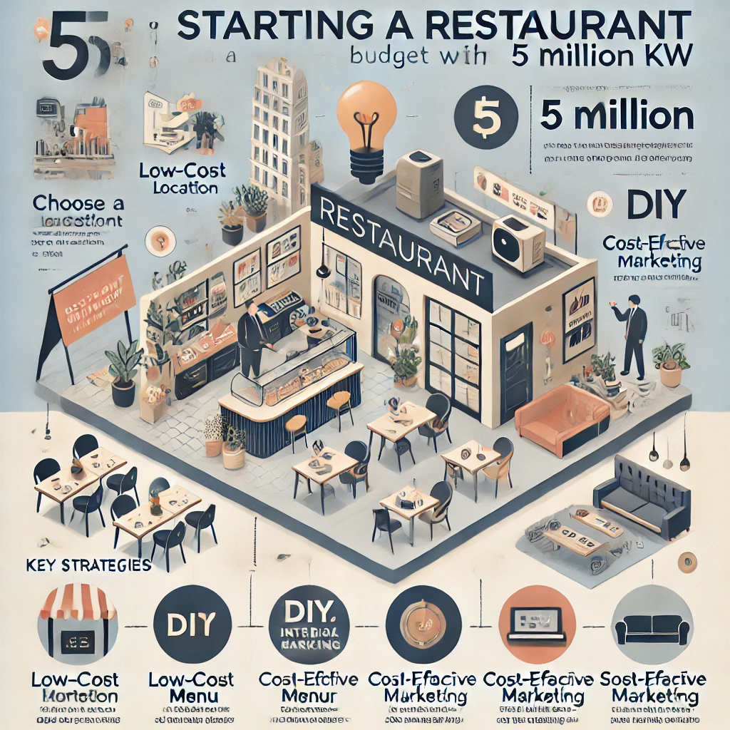 외식업창업비용 낮추는 이미지