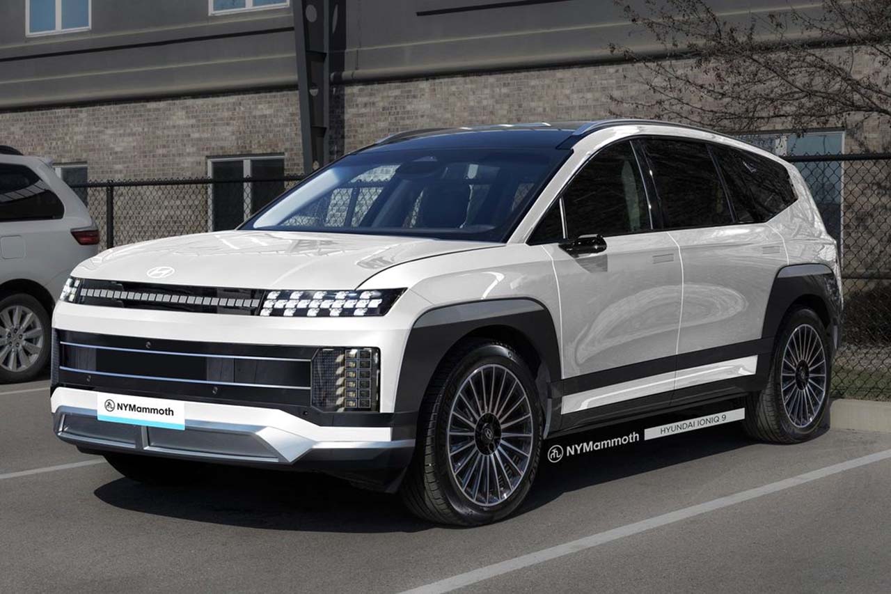 현대자동차 대형 전기 SUV 아이오닉 7 예상도