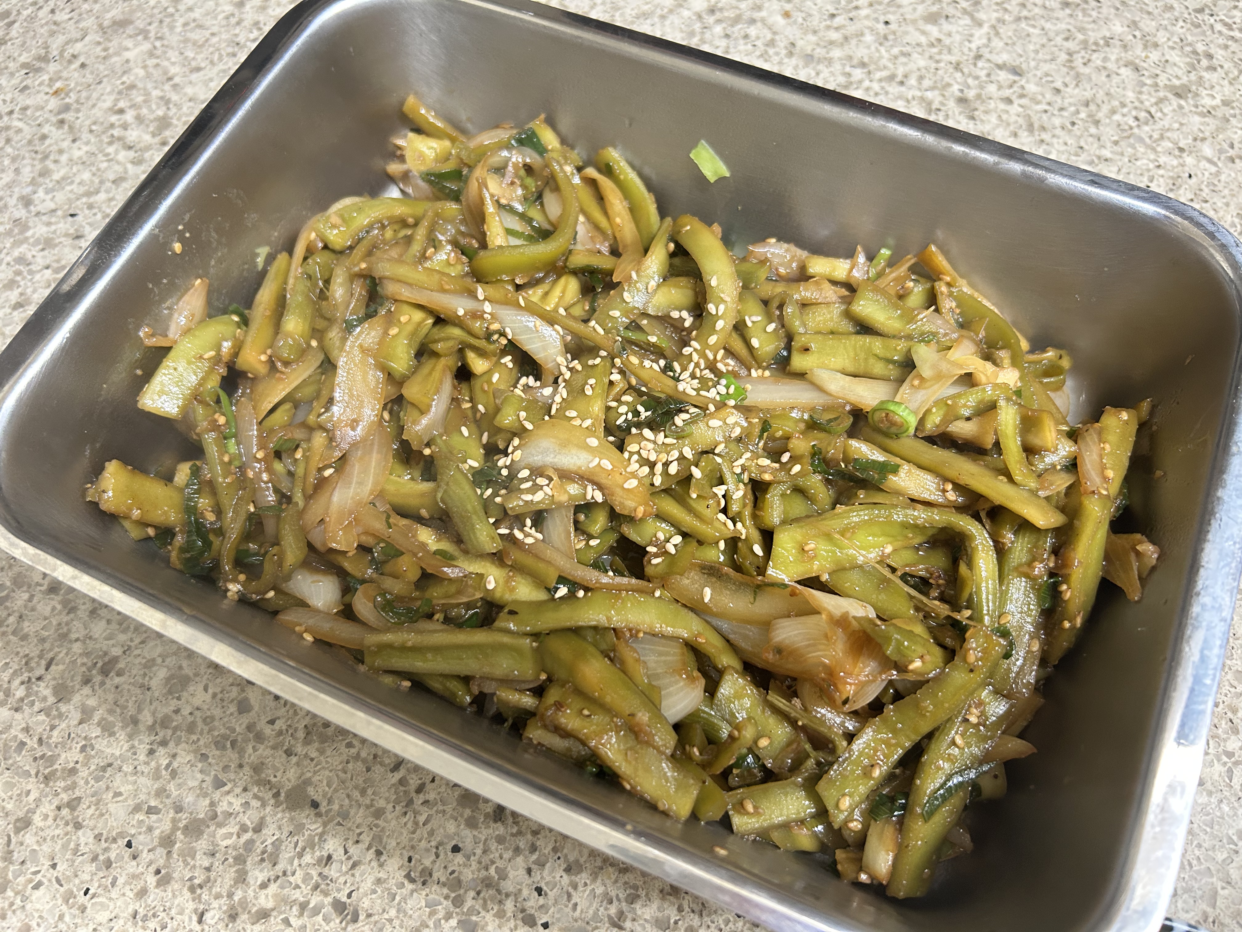 [chef, Daddy] 궁채볶음 레시피｜아삭하고 고소한 밥반찬 만들기