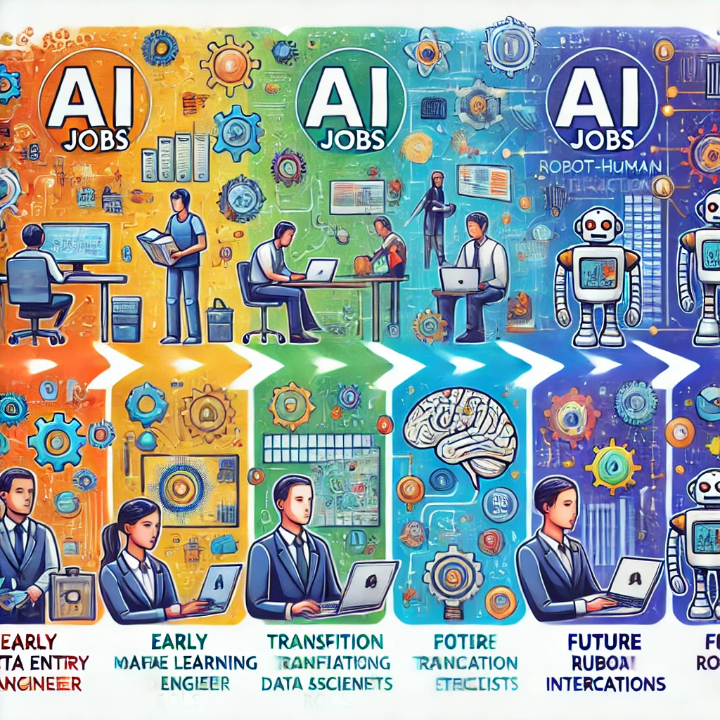 AI시대 직업구조 변화 관련된 사진