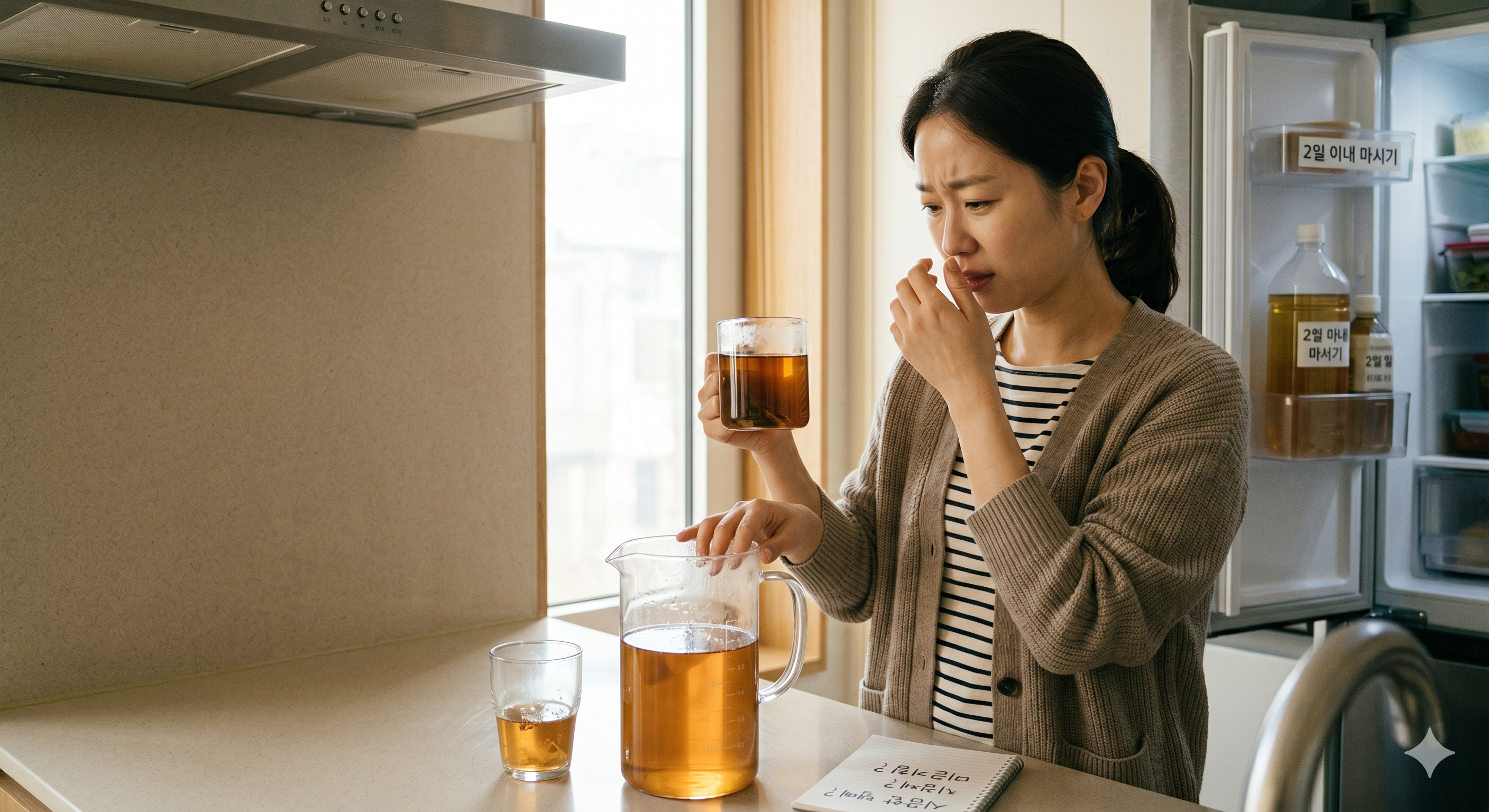 "아깝다고 그냥 마셨다간…" 보리차·결명자차 상했을 때 나타나는 징조"