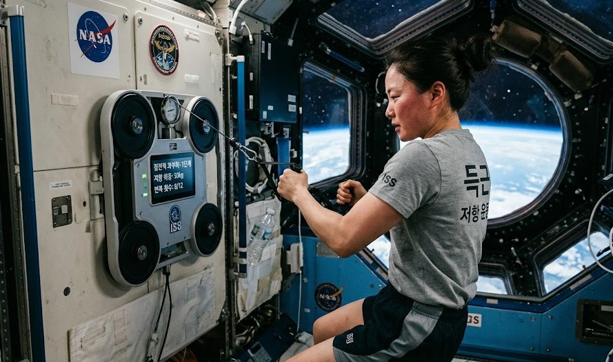 무중력의 한계를 극복하는 NASA의 저항 운동(근력 운동) 시스템