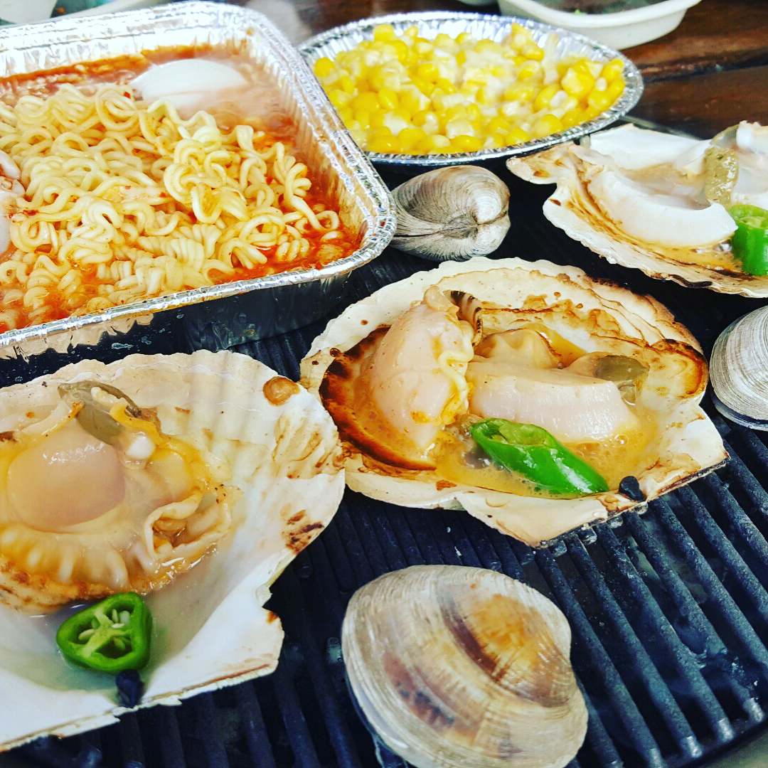 제부도 숯불 조개구이 '중앙횟집'