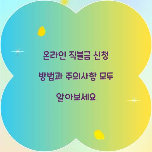 온라인 직불금