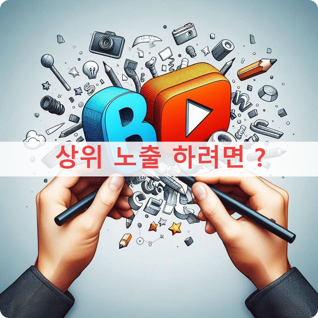 유튜브 영상이나 블로그 게시물 상위노출 하려면?