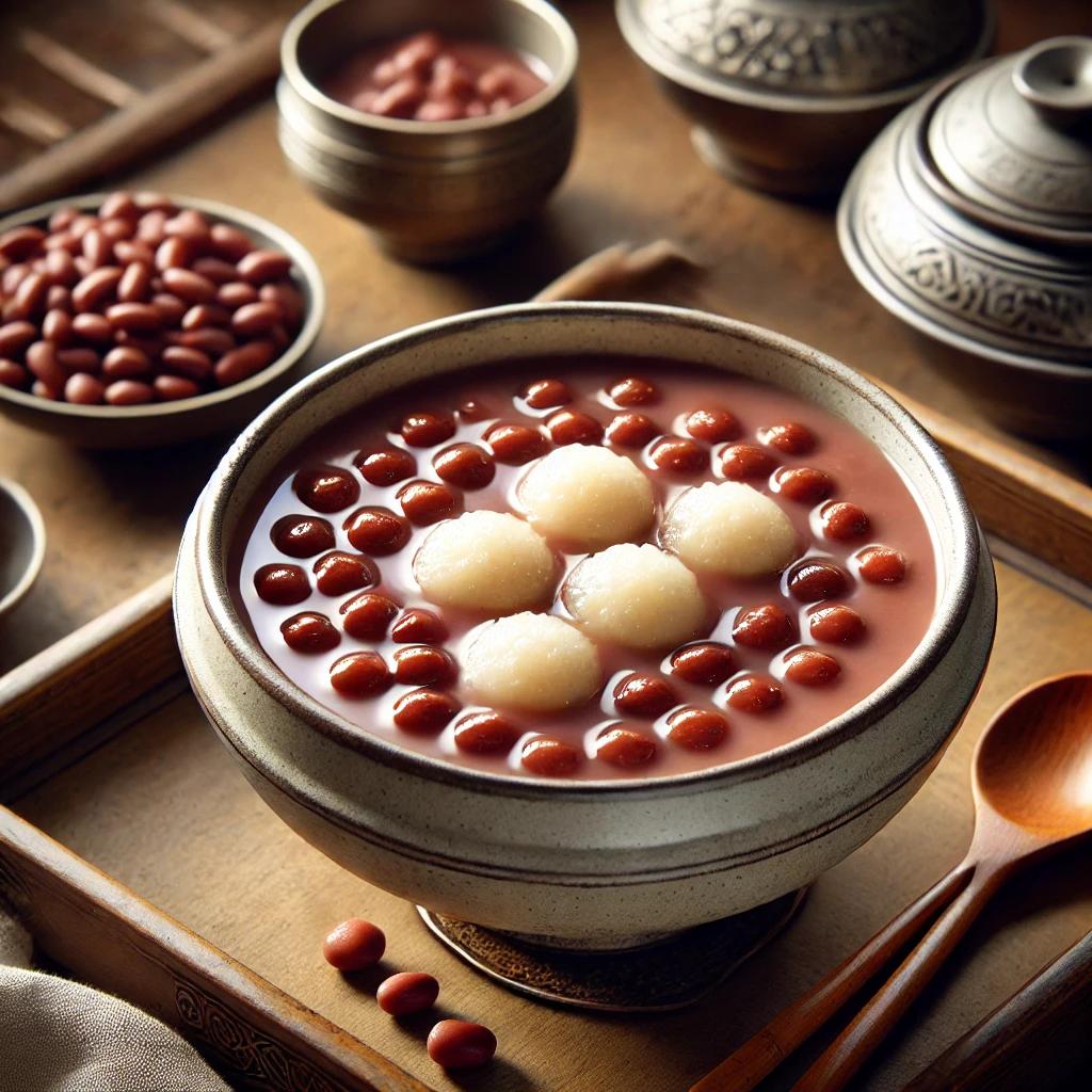 본죽 동지팥죽 새알 추가