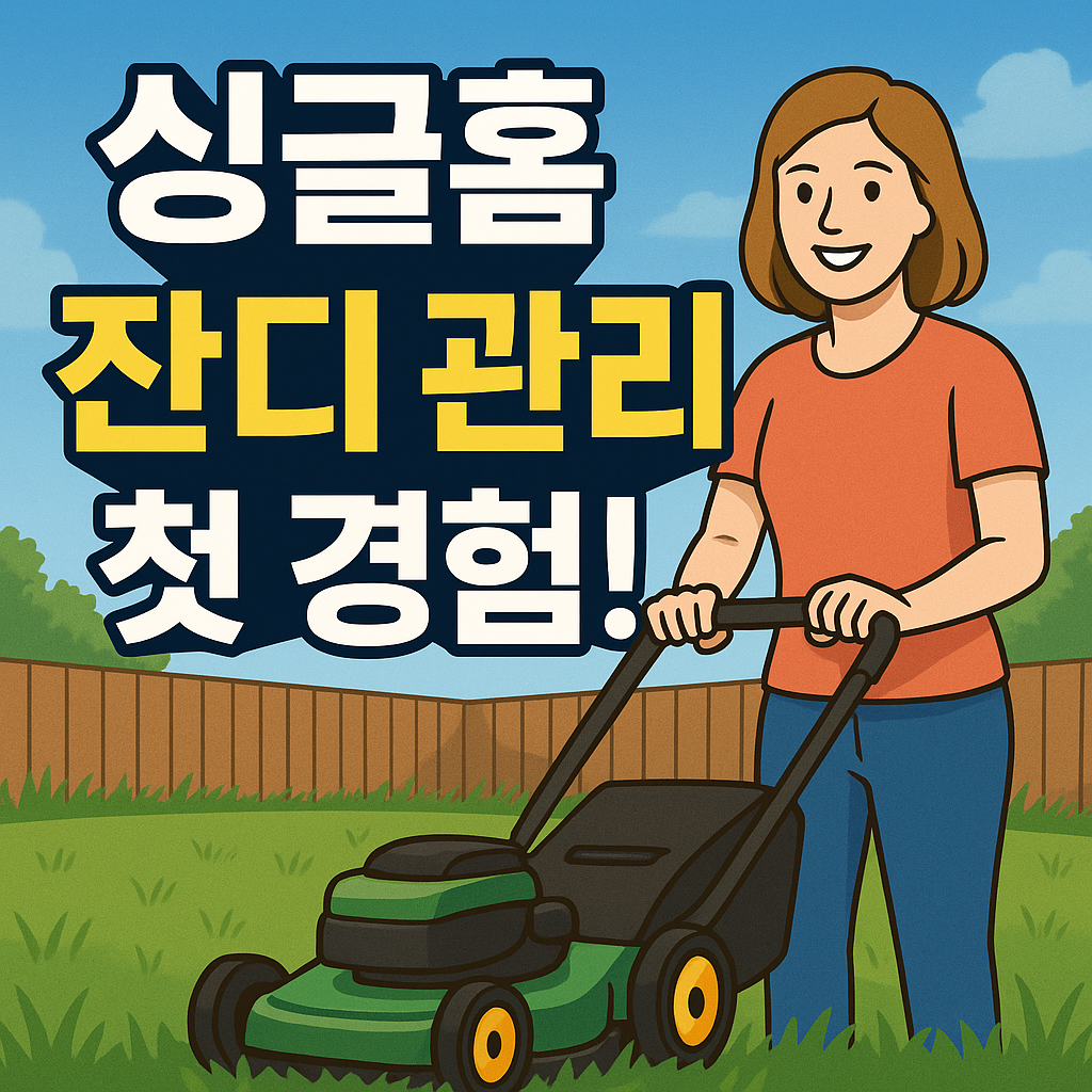 미국 싱글홈 잔디관리