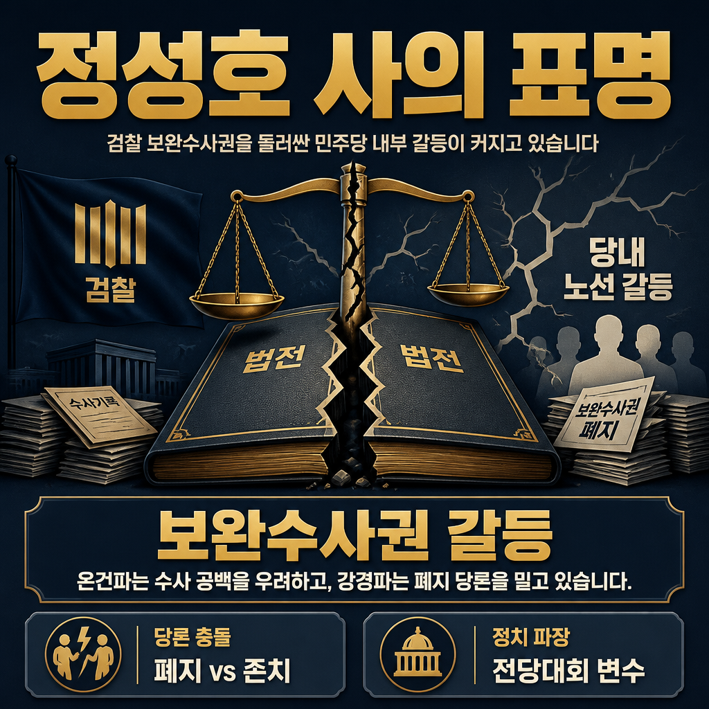 정성호 사의 표명